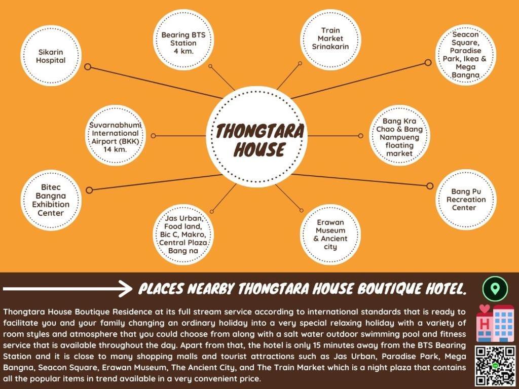 Hotel Thongtara House Boutique Srinakarin Bangkok Esterno foto